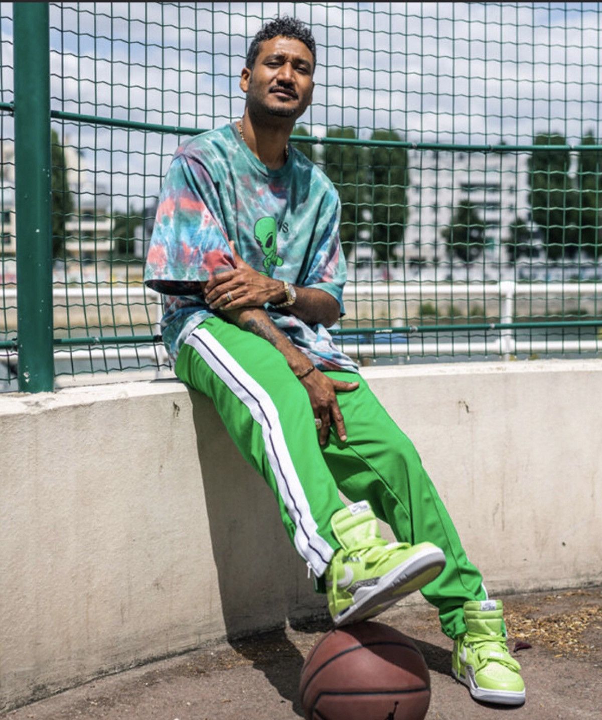 Travis Scott Alien Tie Dye