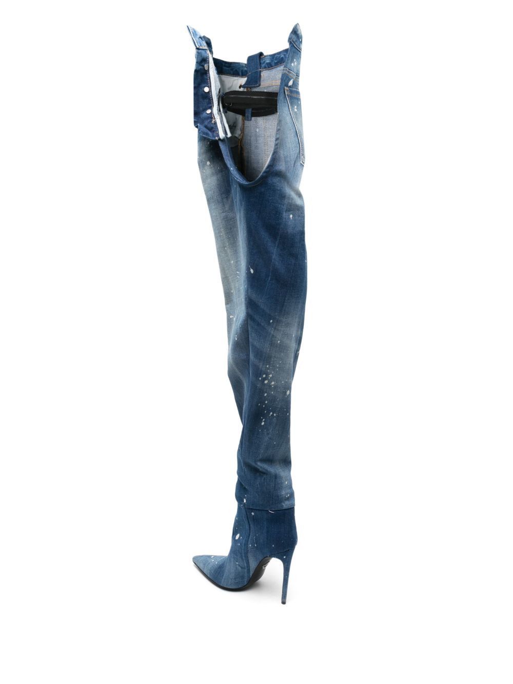 Dsquared2 DENIM HEEL BOOTS Size US 8 / IT 38 - 3 Thumbnail