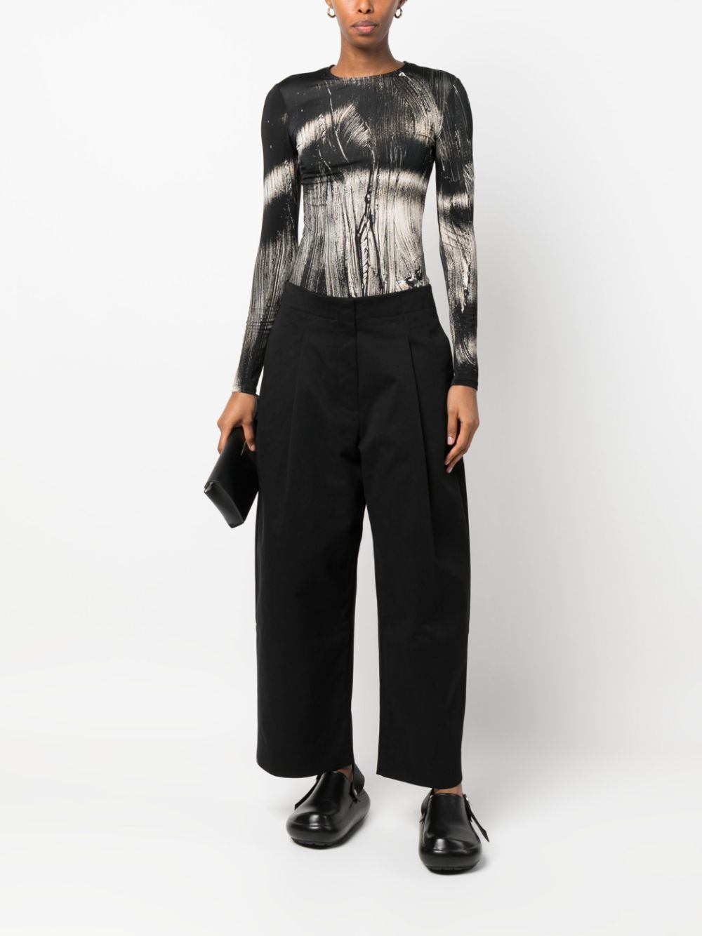 Studio Nicholson COTTON WIDE-LEG TROUSERS Size 25" / US 0 / IT 36 - 5 Thumbnail