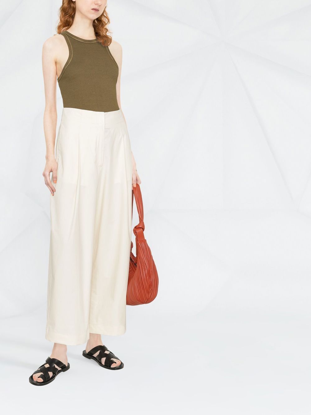 Studio Nicholson COTTON WIDE-LEG TROUSERS Size 25" / US 0 / IT 36 - 4 Thumbnail