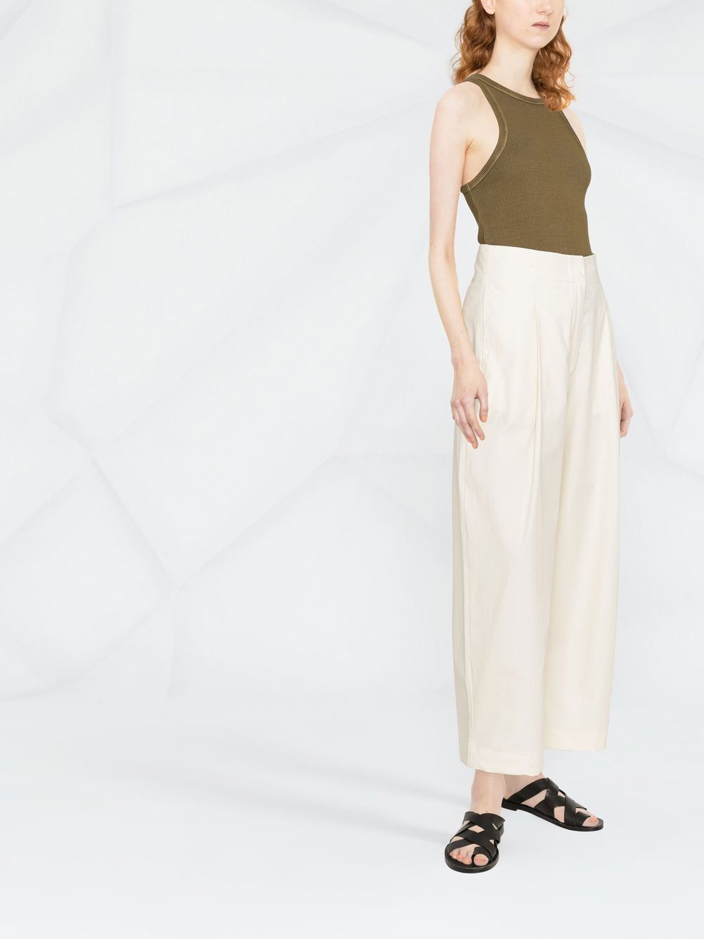 Studio Nicholson COTTON WIDE-LEG TROUSERS Size 25" / US 0 / IT 36 - 2 Thumbnail