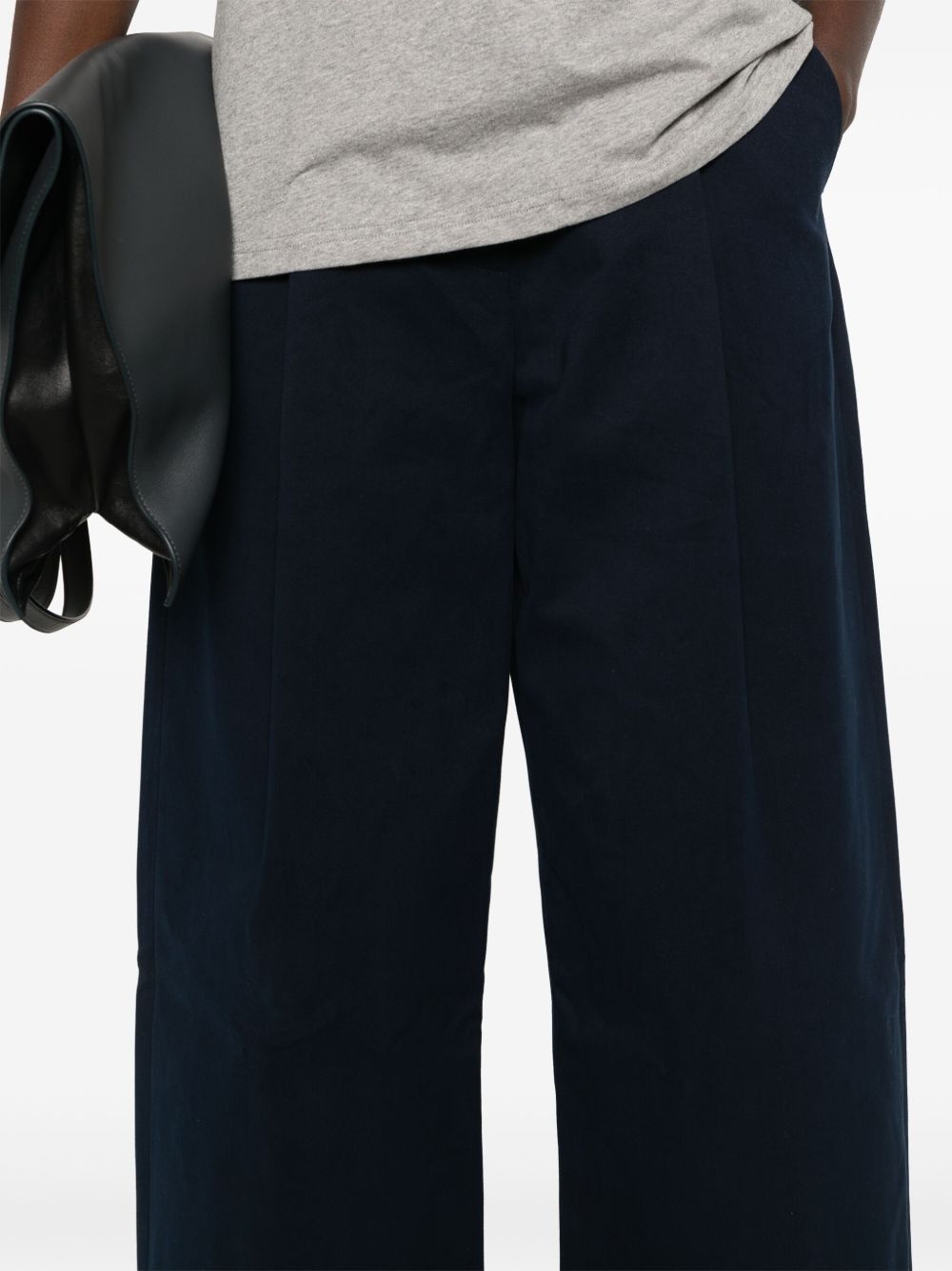 Studio Nicholson COTTON WIDE-LEG TROUSERS Size 25" / US 0 / IT 36 - 4 Thumbnail