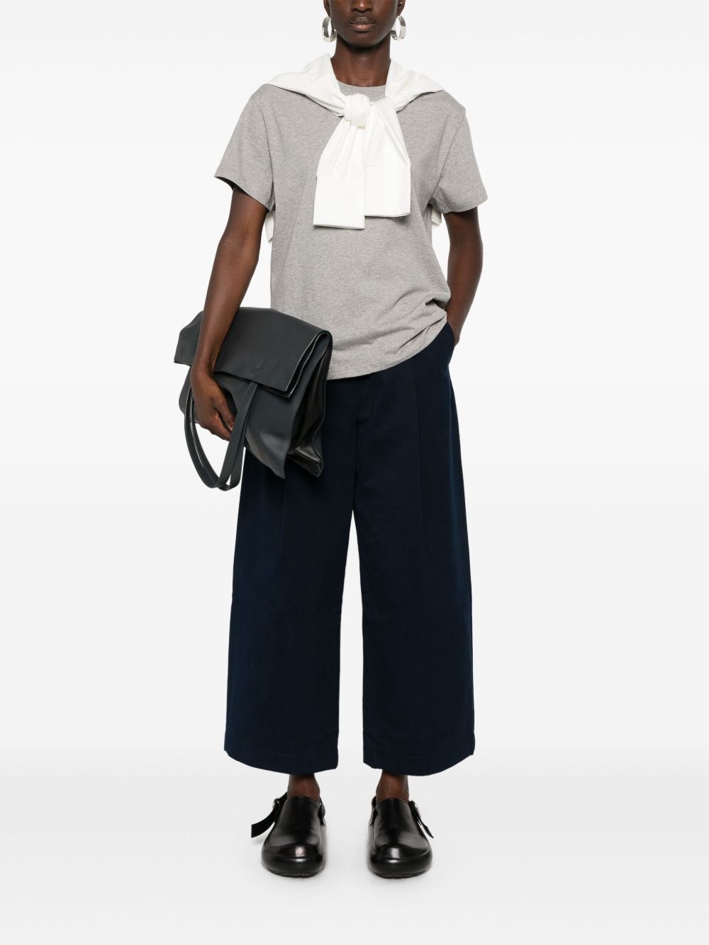 Studio Nicholson COTTON WIDE-LEG TROUSERS Size 25" / US 0 / IT 36 - 3 Thumbnail