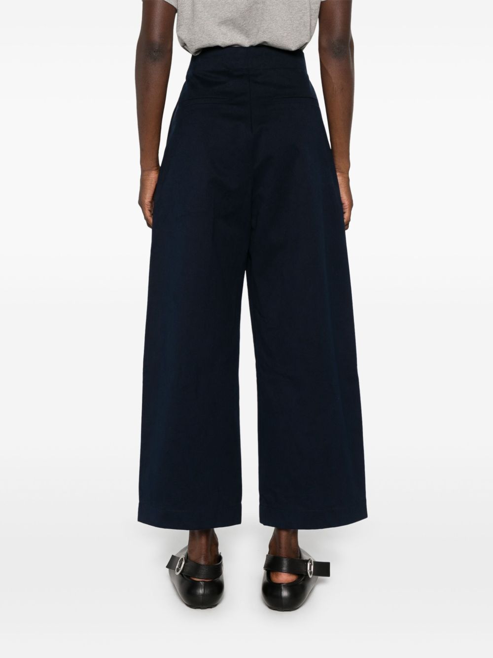 Studio Nicholson COTTON WIDE-LEG TROUSERS Size 25" / US 0 / IT 36 - 2 Thumbnail
