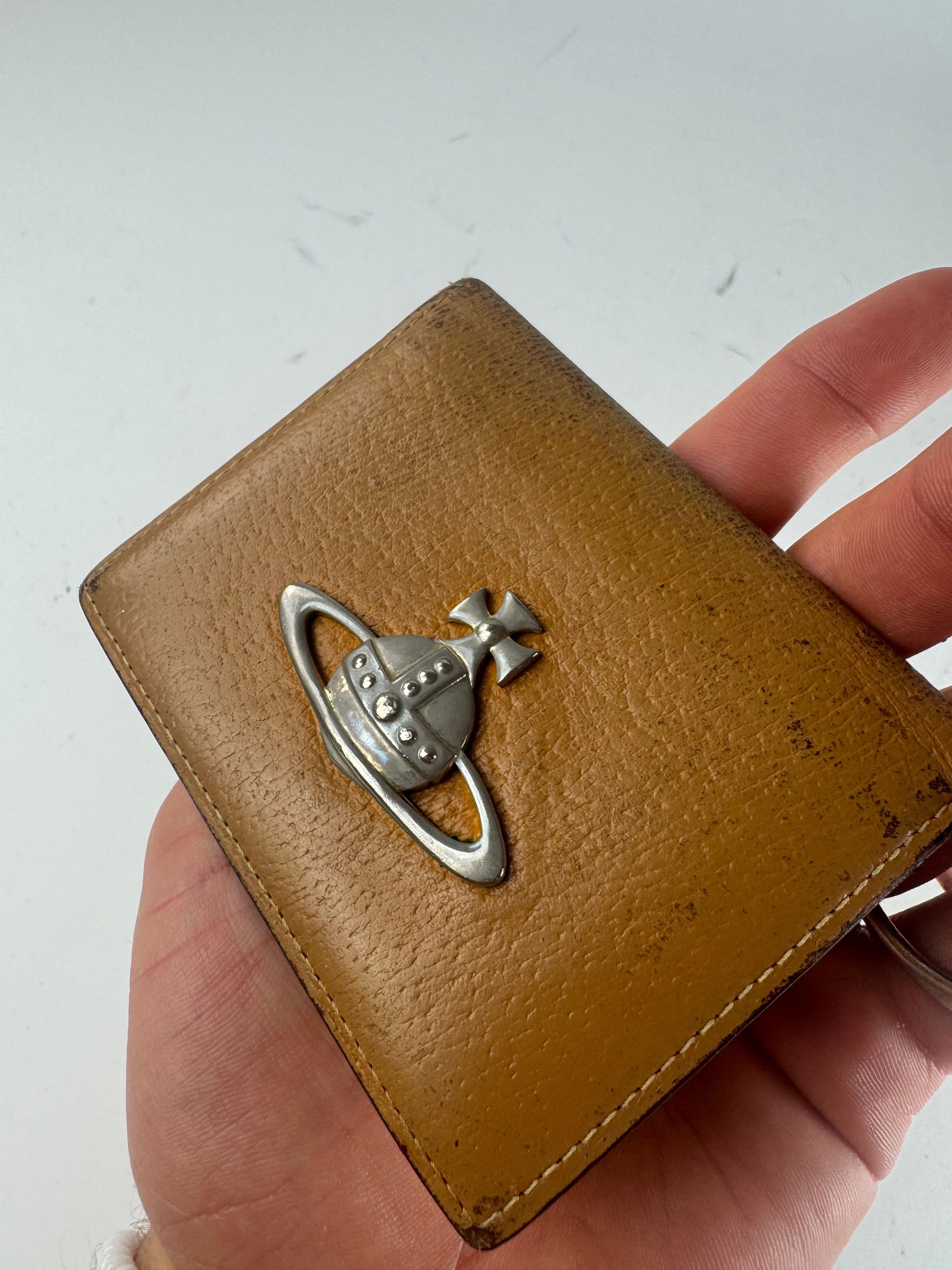 Vivienne Westwood Vintage Leather Card Holder Camel Size ONE SIZE - 8 Thumbnail