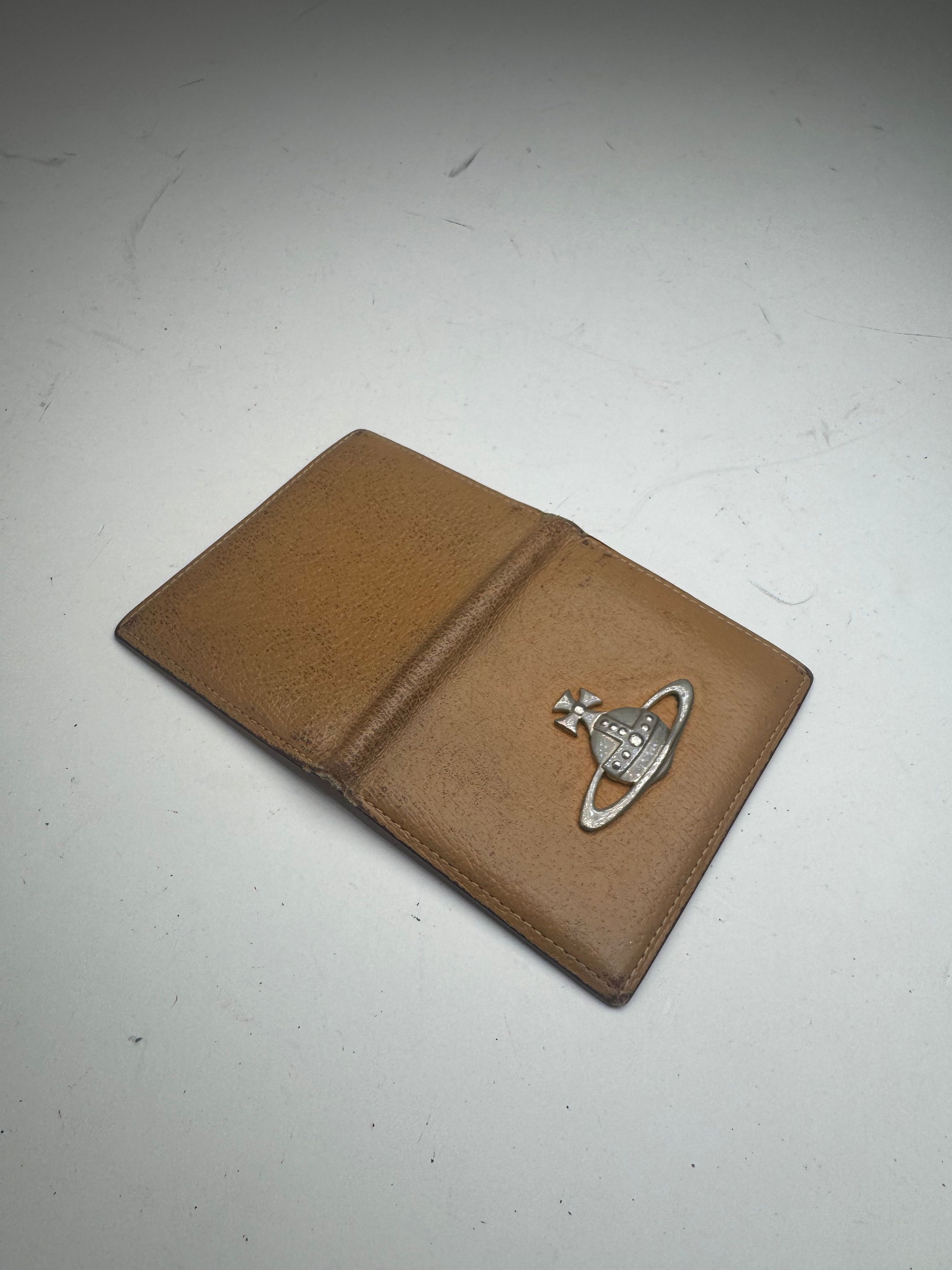 Vivienne Westwood Vintage Leather Card Holder Camel Size ONE SIZE - 3 Thumbnail