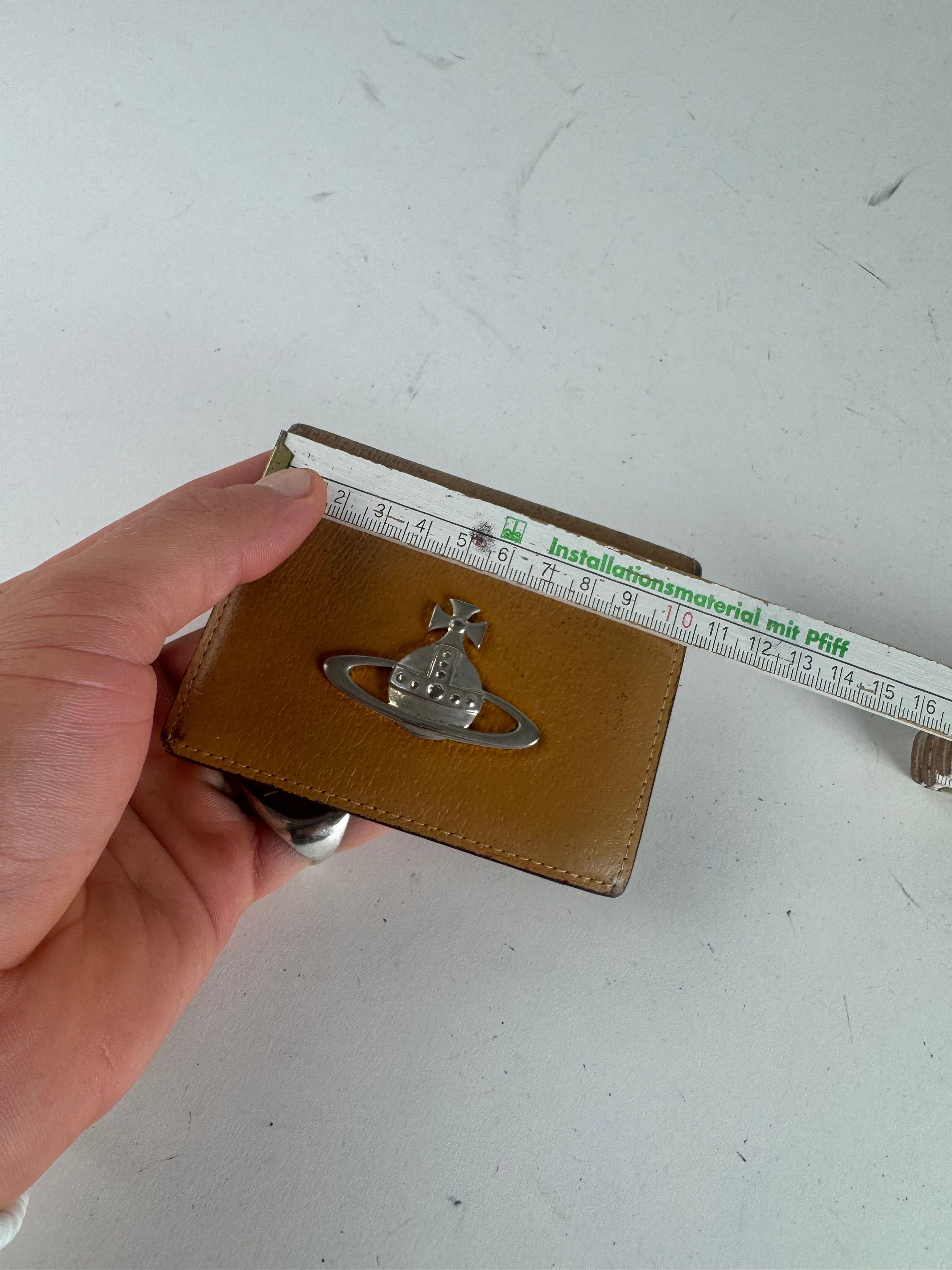 Vivienne Westwood Vintage Leather Card Holder Camel Size ONE SIZE - 9 Thumbnail