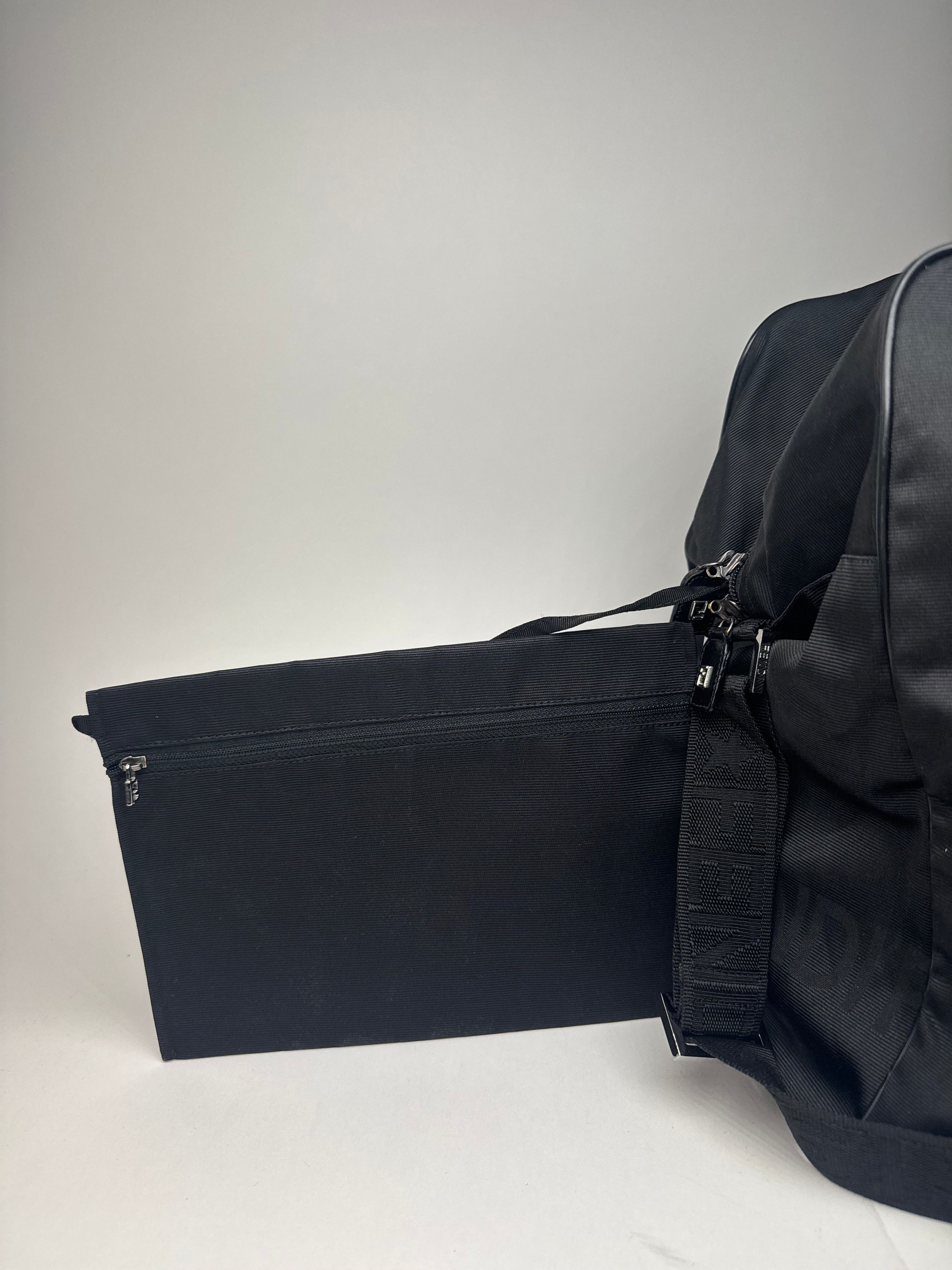 Fendi Vintage Polyester 2Way Duffel Bag Black Size ONE SIZE - 8 Thumbnail