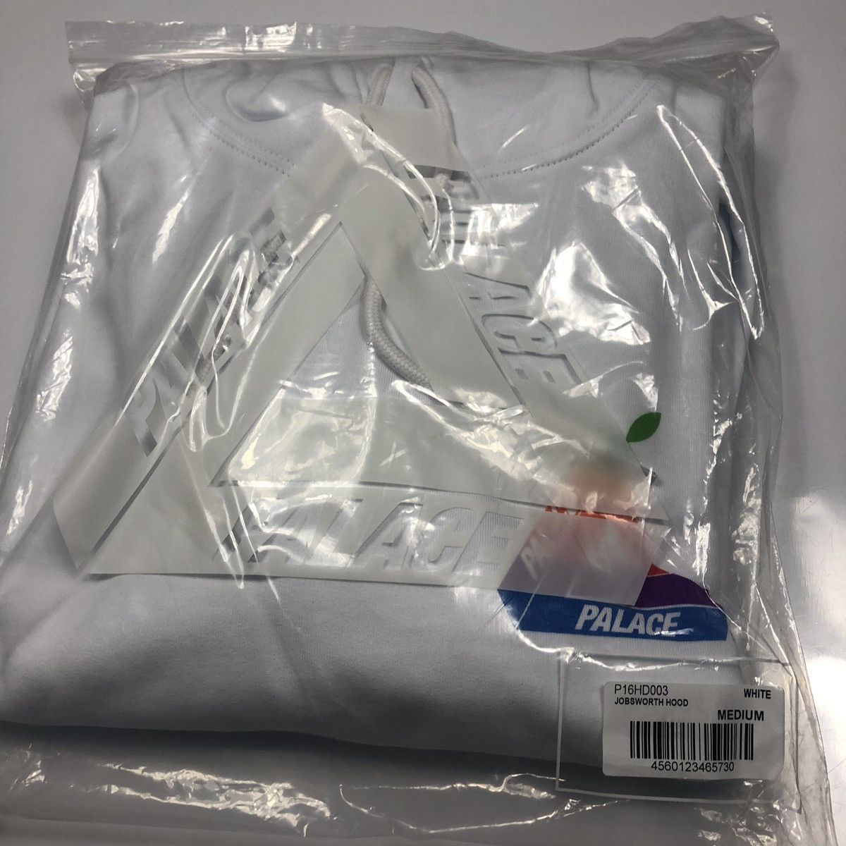 Palace Palace Jobsworth Apple Tri-Ferg Hood Hoodie White | Grailed 