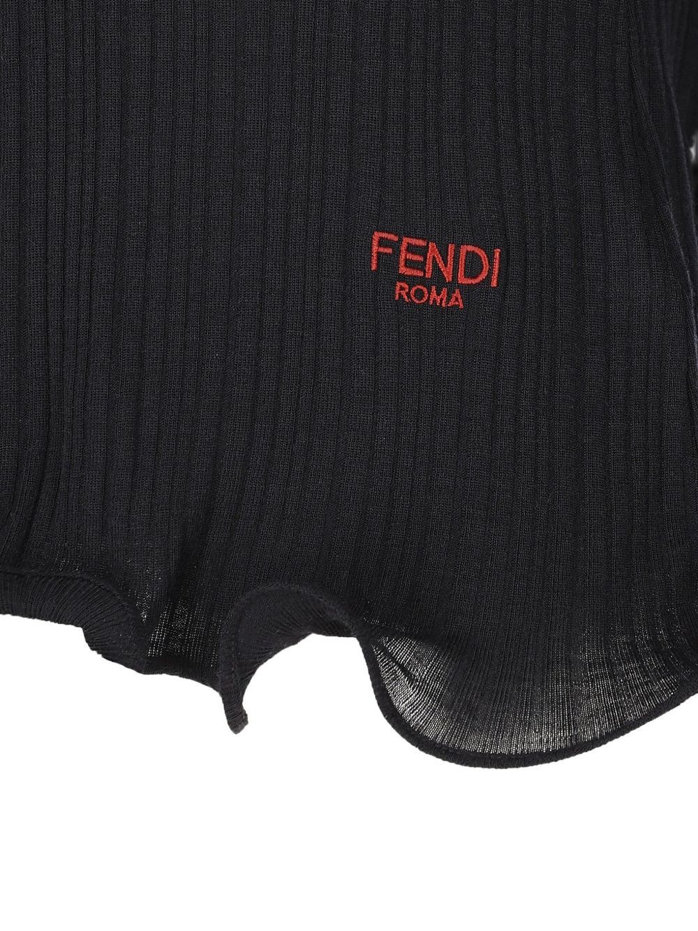 Fendi WOOL V-NECKED SWEATER Size S / US 4 / IT 40 - 2 Thumbnail