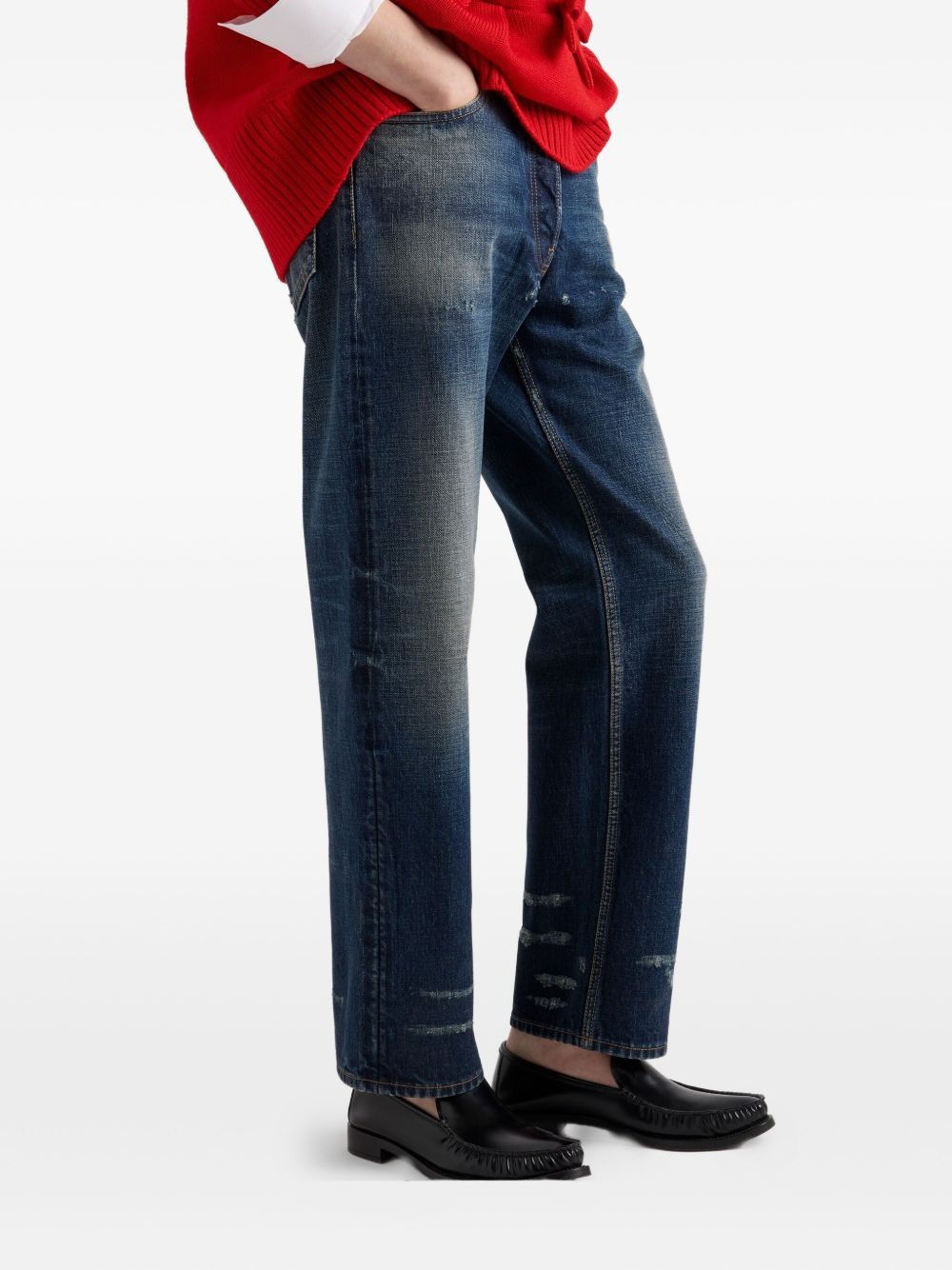 Prada DENIM COTTON JEANS Size 28" / US 6 / IT 42 - 3 Thumbnail