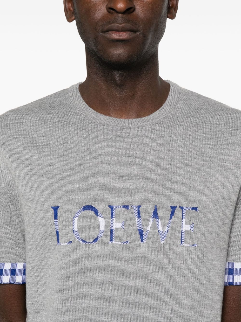 Loewe WOOL AND COTTON BLEND T-SHIRT Size US L / EU 52-54 / 3 - 4 Thumbnail