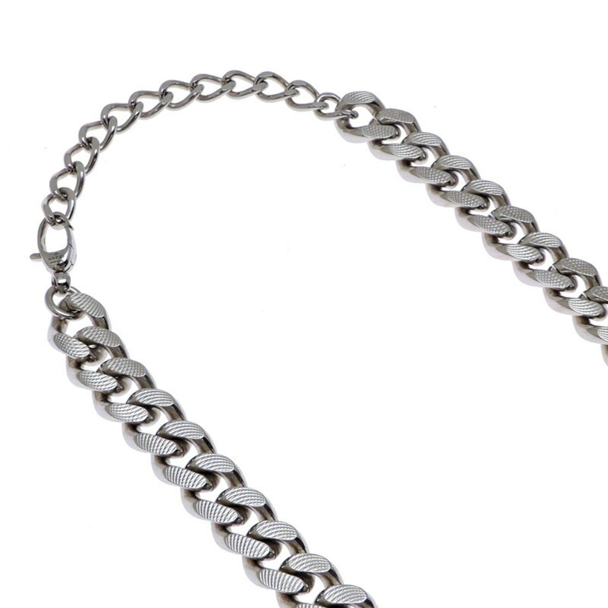 Gucci Gucci, Balenciaga, The Hacker Project Script Choker Necklace, Metal, for Men and Women Size ONE SIZE - 3 Thumbnail