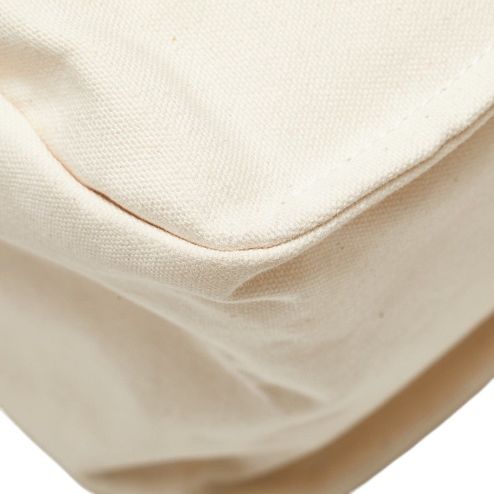 Loewe LOEWE Paula's Ibiza canvas tote bag in white, ivory, and blue. Women's. Size ONE SIZE - 6 Thumbnail