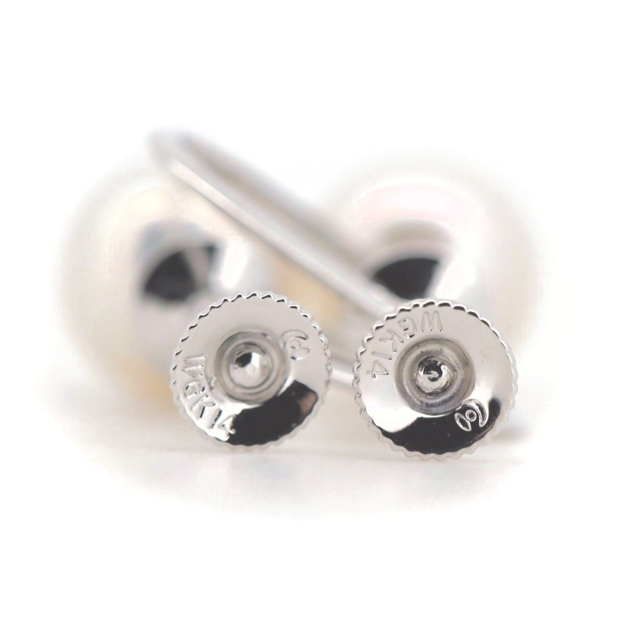 Other Tasaki Tasaki Pearl K14WG Earrings Calfskin Earrings DUTY FREE for USA Size ONE SIZE - 2 Thumbnail