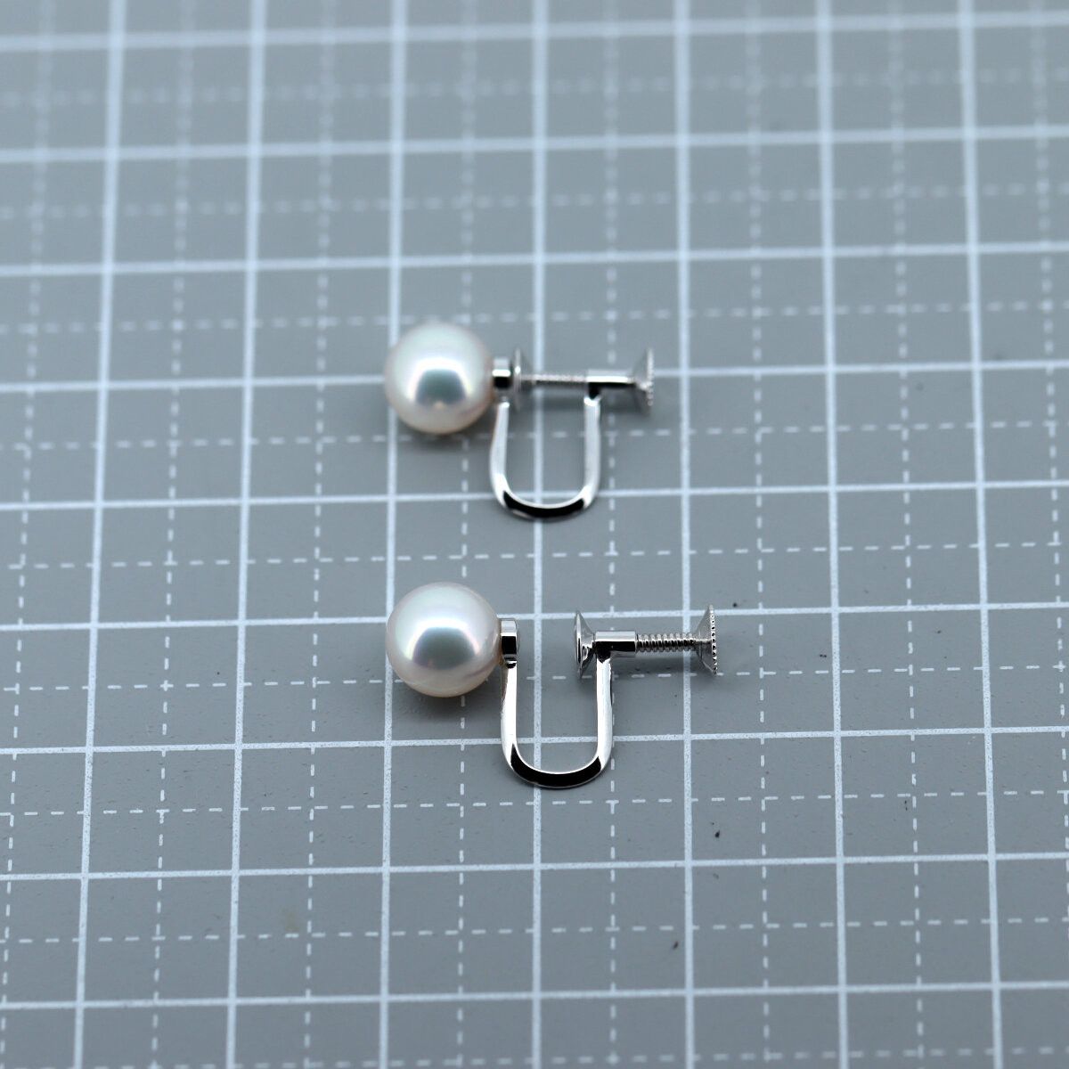 Other Tasaki Tasaki Pearl K14WG Earrings Calfskin Earrings DUTY FREE for USA Size ONE SIZE - 4 Thumbnail