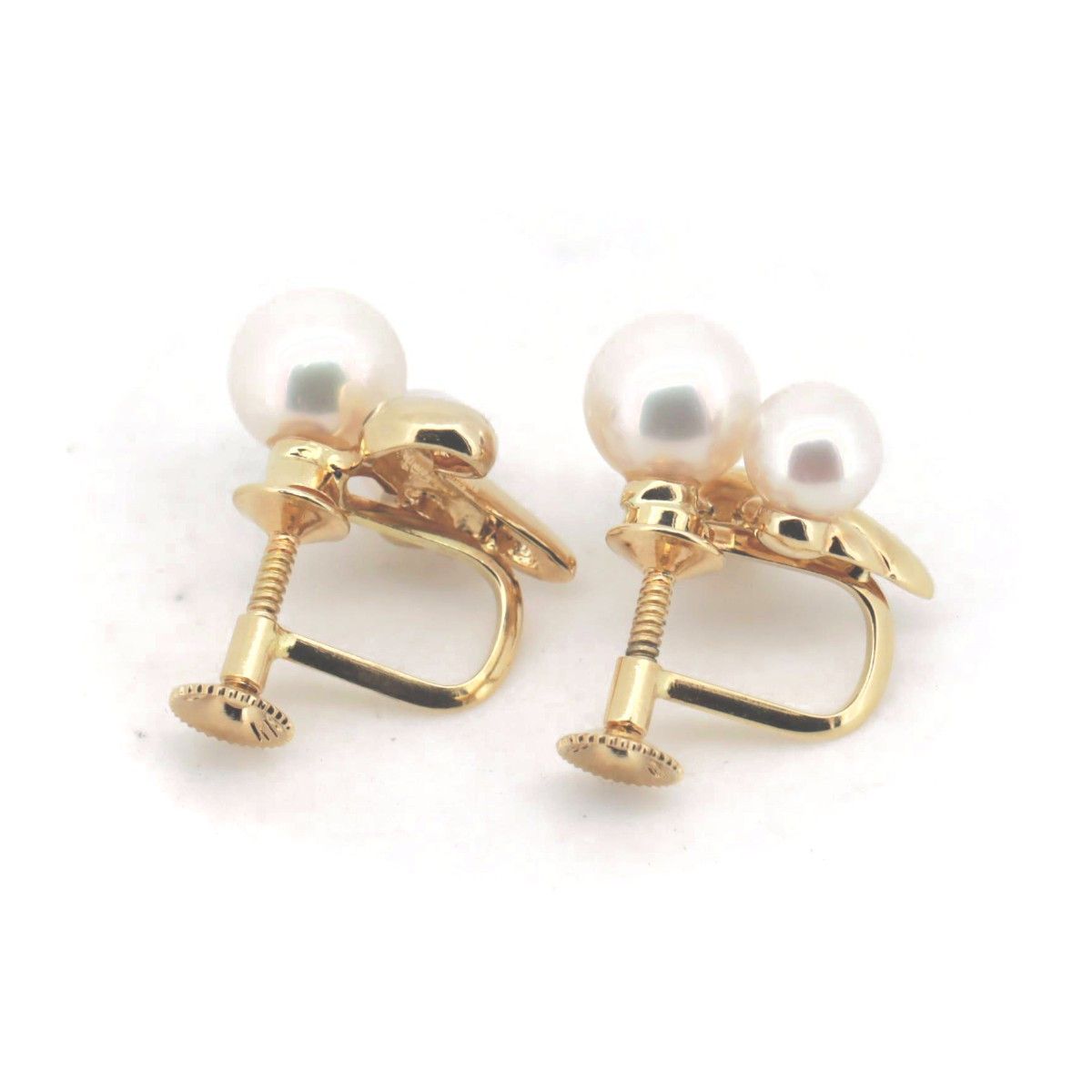 Other Tasaki Tasaki Au750 Pearl Earrings Crocodile skin Earrings DUTY FREE for USA Size ONE SIZE - 2 Thumbnail