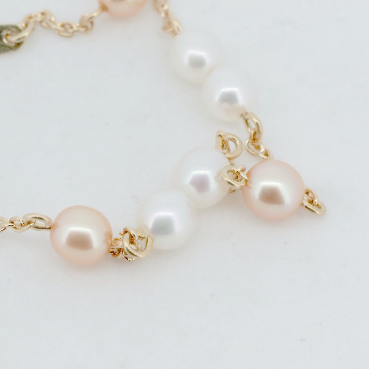 Other Tasaki Tasaki Freshwater Pearl Au750 Bracelet Crocodile skin Bracelet DUTY FREE for USA Size ONE SIZE - 3 Thumbnail