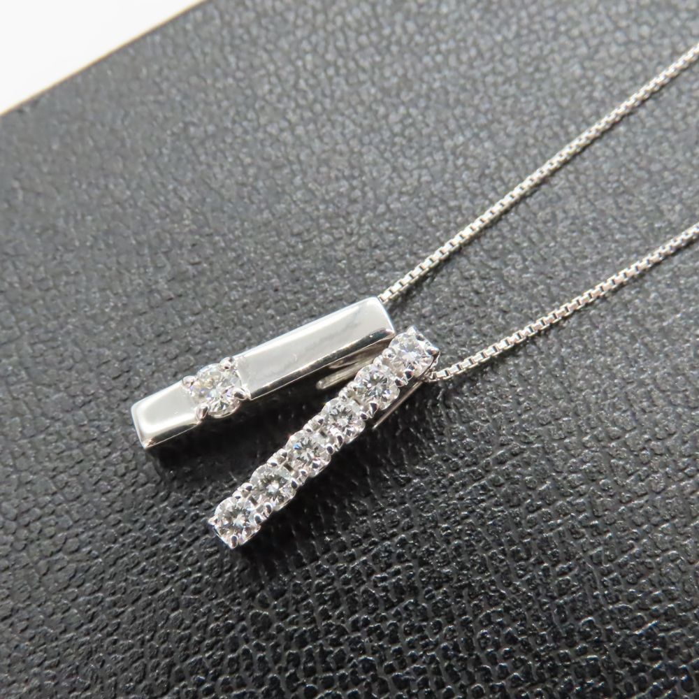 Other Tasaki Tasaki K18WG Diamond Necklace Metal Necklace DUTY FREE for USA Size ONE SIZE - 3 Thumbnail