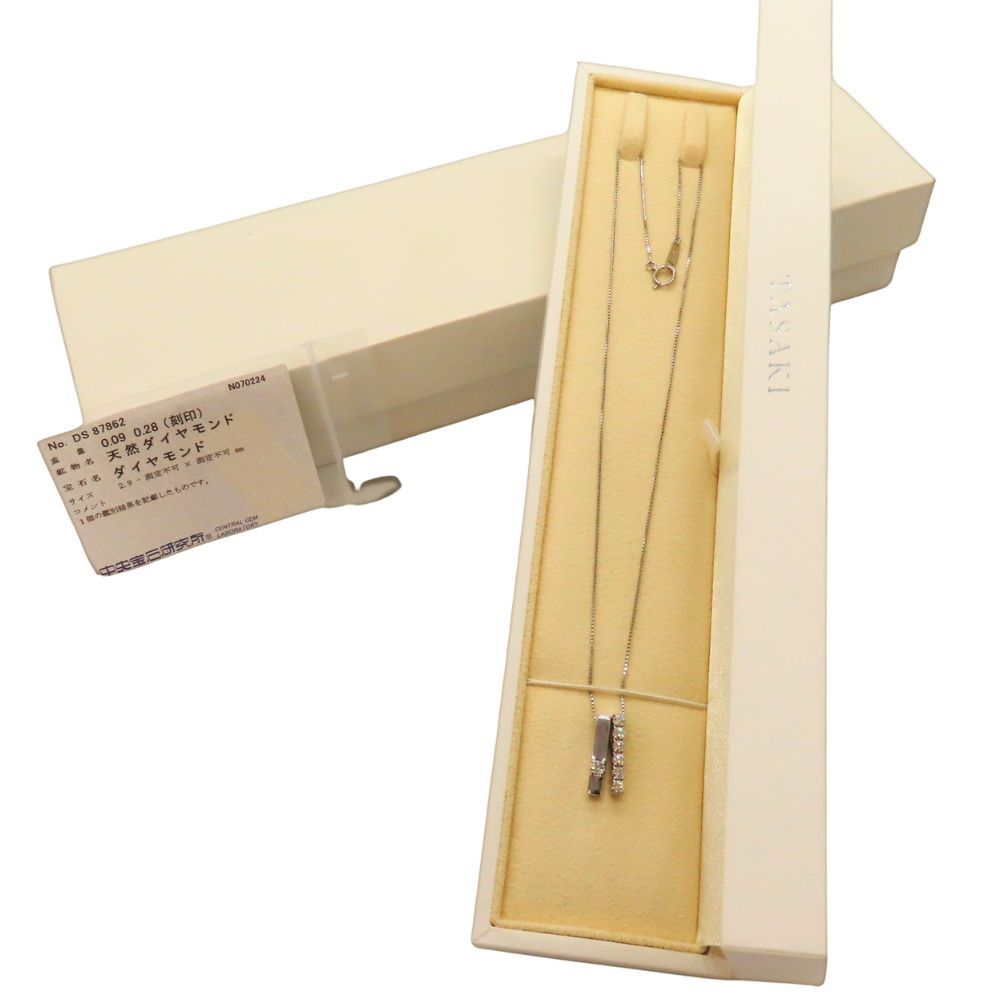 Other Tasaki Tasaki K18WG Diamond Necklace Metal Necklace DUTY FREE for USA Size ONE SIZE - 13 Thumbnail