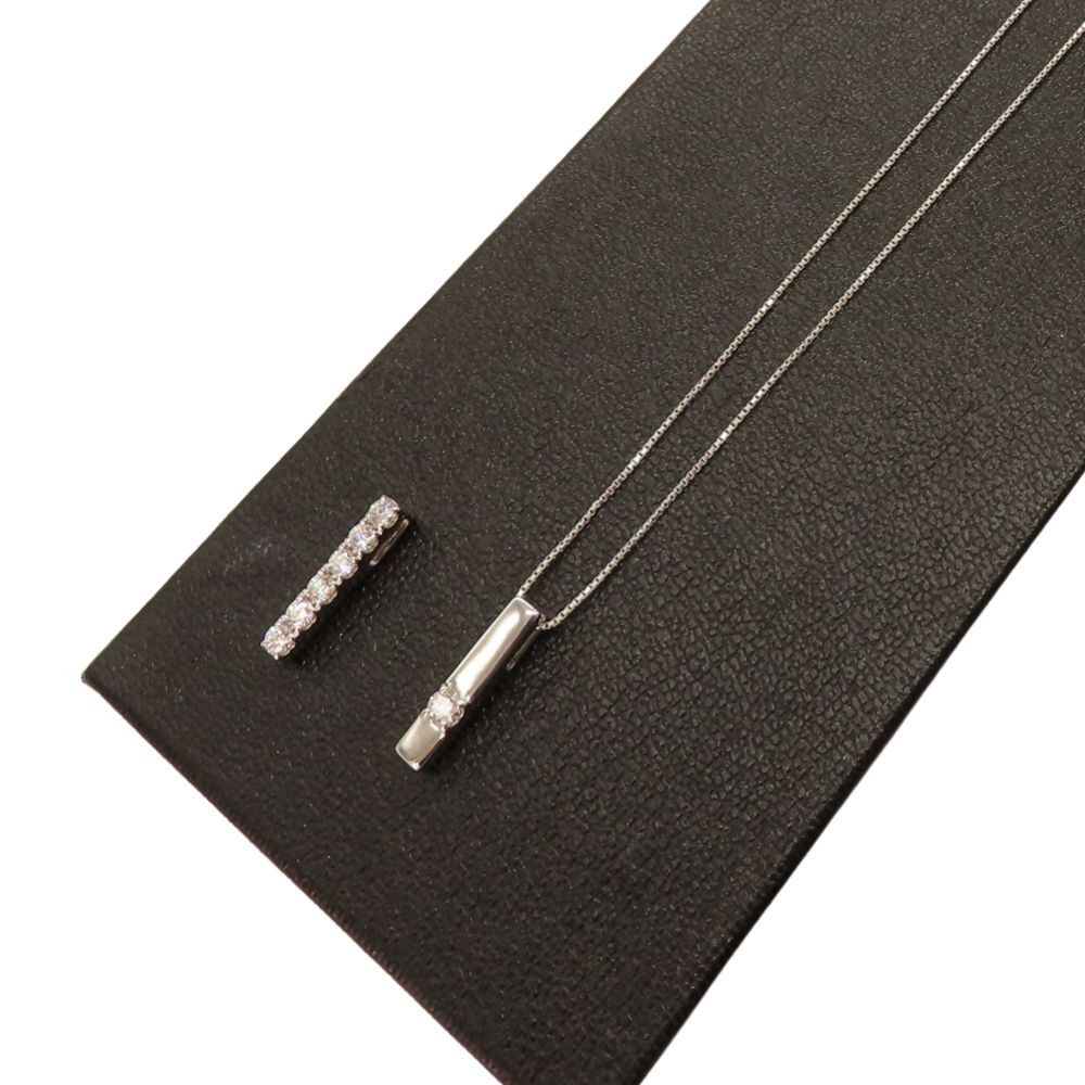 Other Tasaki Tasaki K18WG Diamond Necklace Metal Necklace DUTY FREE for USA Size ONE SIZE - 7 Thumbnail