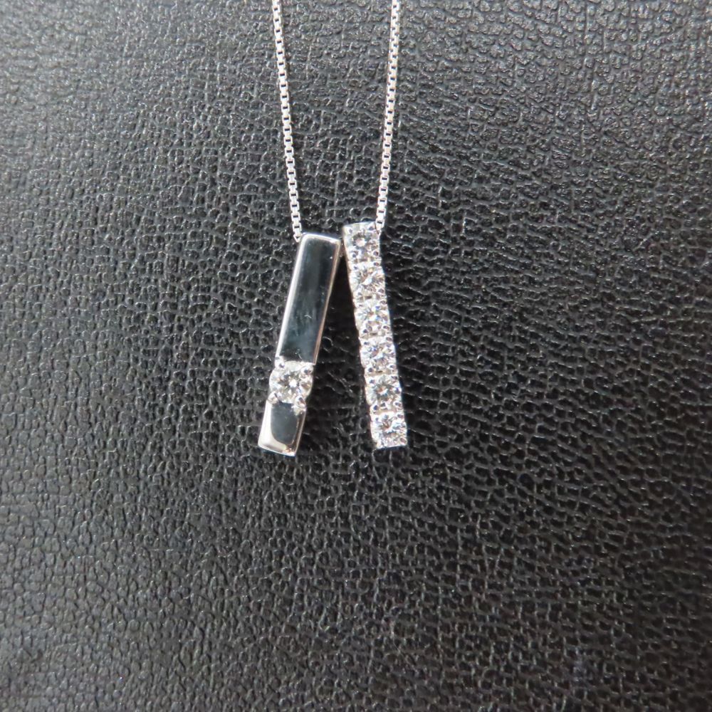 Other Tasaki Tasaki K18WG Diamond Necklace Metal Necklace DUTY FREE for USA Size ONE SIZE - 6 Thumbnail