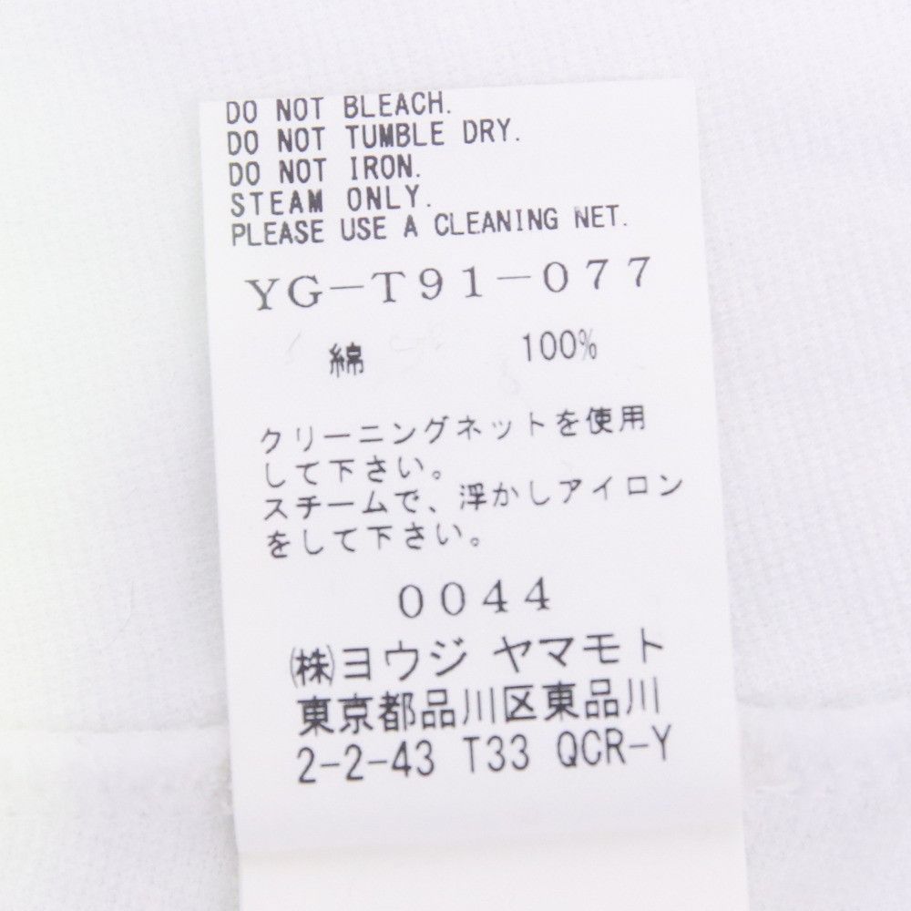 Other Yoji Yamamoto Y's FLEECE PATCH ASSYME Cotton Long Sleeve T-shirt Cotton T-Shirts DUTY FREE for USA Size ONE SIZE - 9 Thumbnail