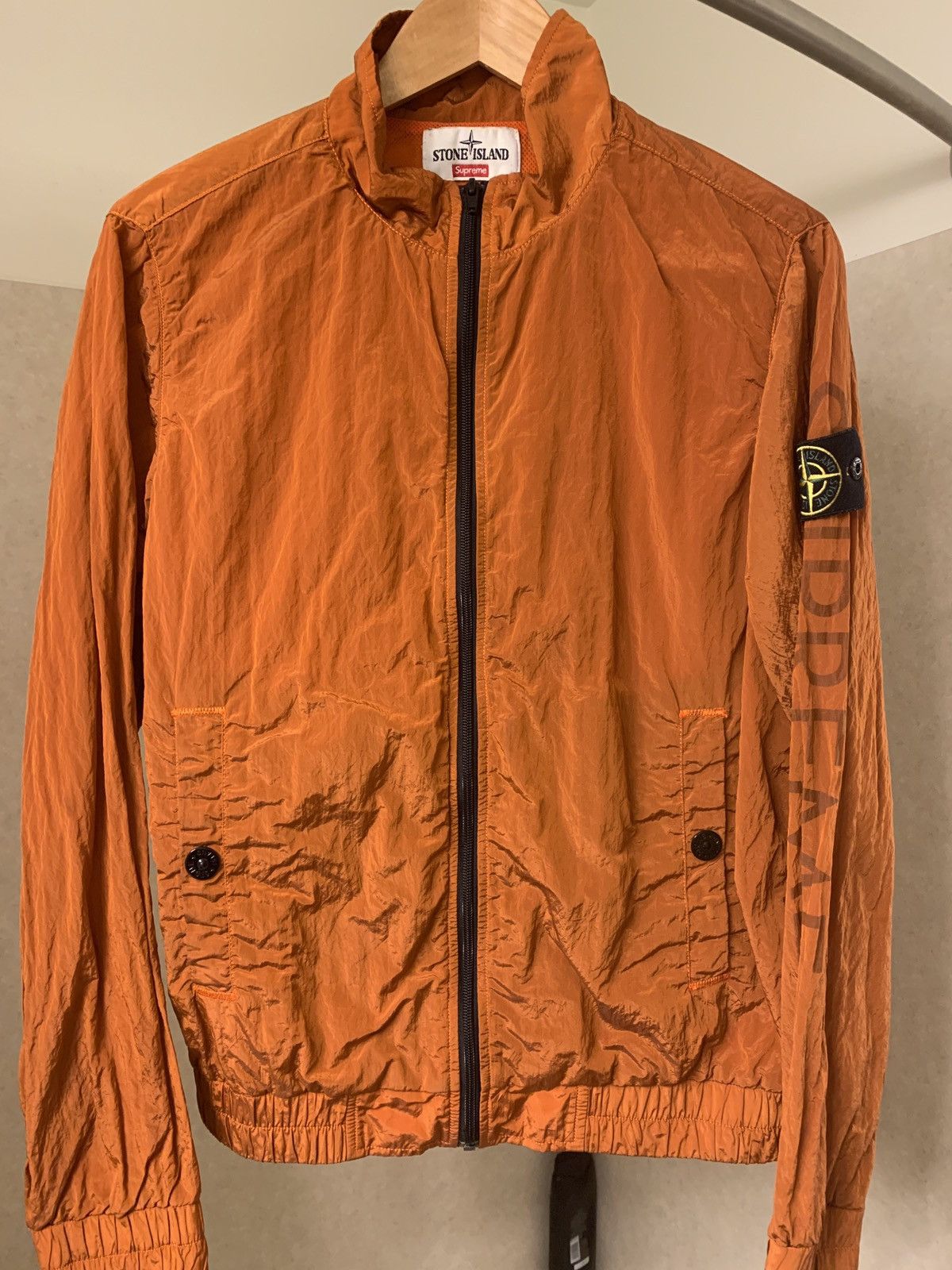 Supreme SS16 Supreme Stone Island Nylon Metal Jacket orange