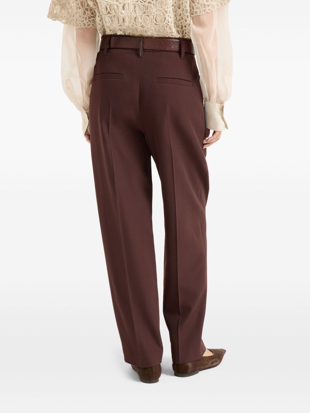 Brunello Cucinelli WOOL BLEND TROUSERS Size 30" / US 8 / IT 44 - 5 Thumbnail
