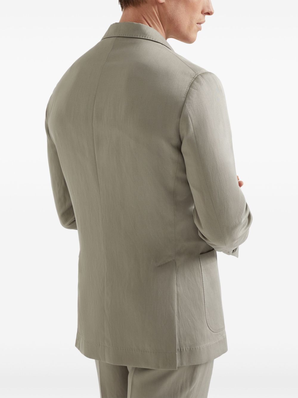 Brunello Cucinelli SILK AND LINEN JACKET Size US XXL / EU 58 / 5 - 4 Thumbnail