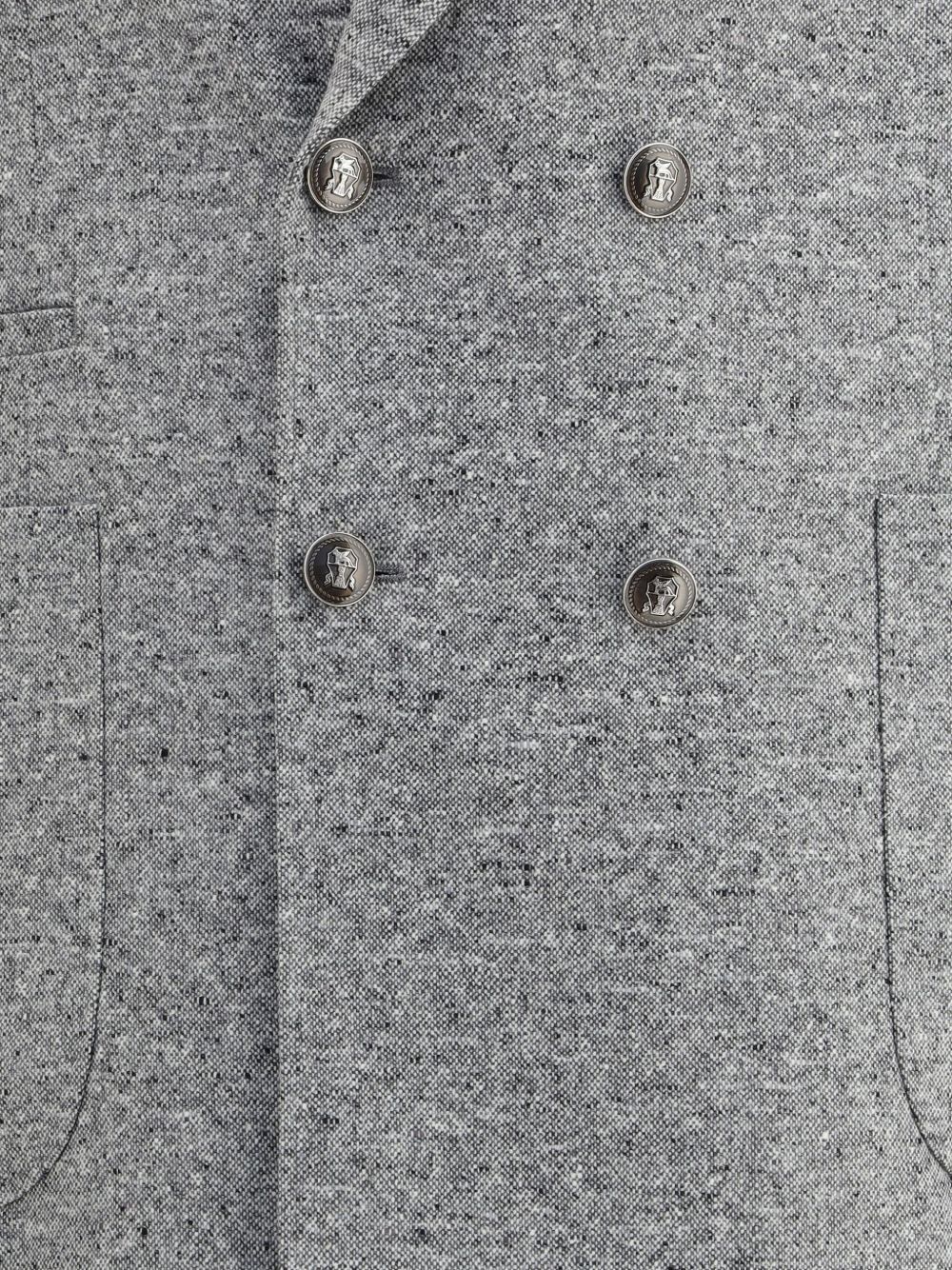 Brunello Cucinelli WOOL BLEND DOUBLE-BREASTED SUIT Size US M / EU 48-50 / 2 - 4 Thumbnail