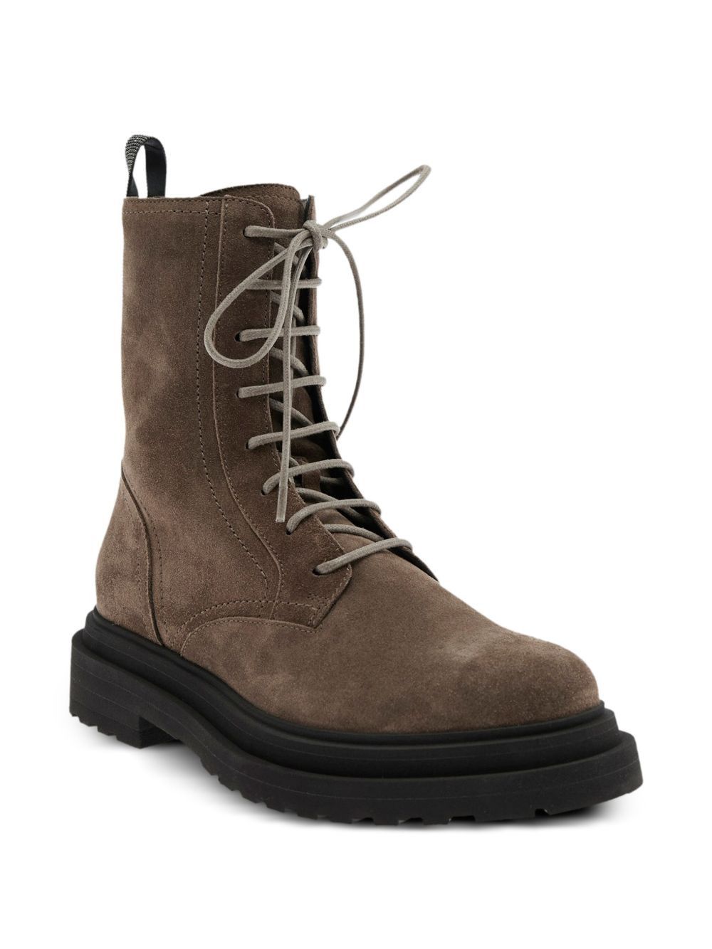 Brunello Cucinelli SUEDE COMBAT BOOT Size US 8 / IT 38 - 2 Thumbnail