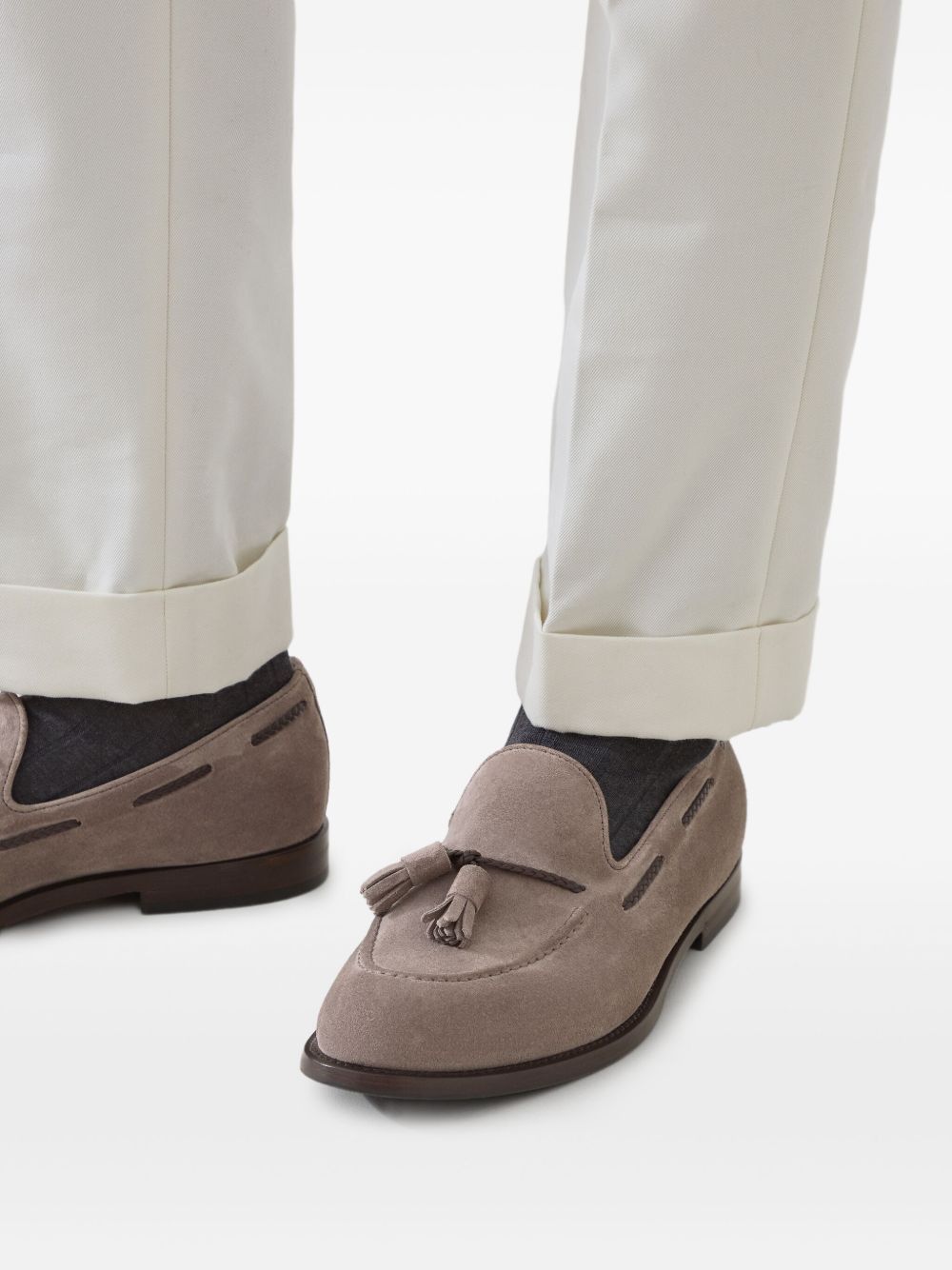 Brunello Cucinelli SUEDE LOAFERS Size US 8 / EU 41 - 5 Thumbnail
