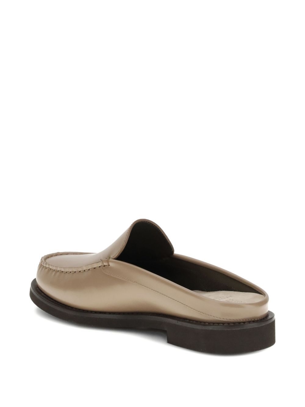 Brunello Cucinelli LEATHER FLAT MULES Size US 8 / IT 38 - 3 Thumbnail