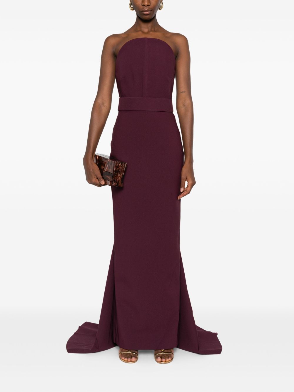 Solace London CITRA LONG DRESS Size XS / US 0-2 / IT 36-38 - 2 Thumbnail
