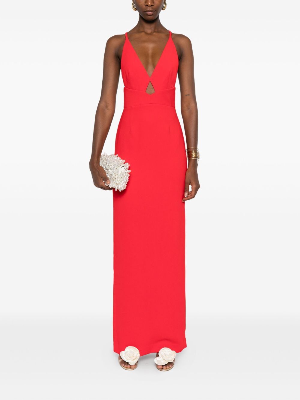 Solace London MILLY MIDI DRESS Size XS / US 0-2 / IT 36-38 - 3 Thumbnail