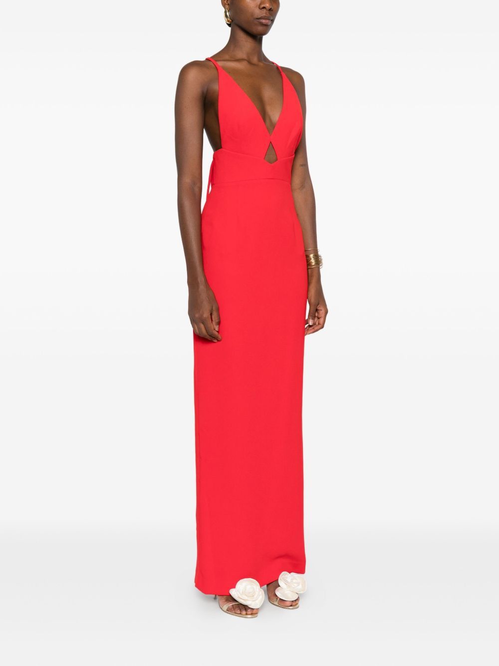 Solace London MILLY MIDI DRESS Size XS / US 0-2 / IT 36-38 - 4 Thumbnail