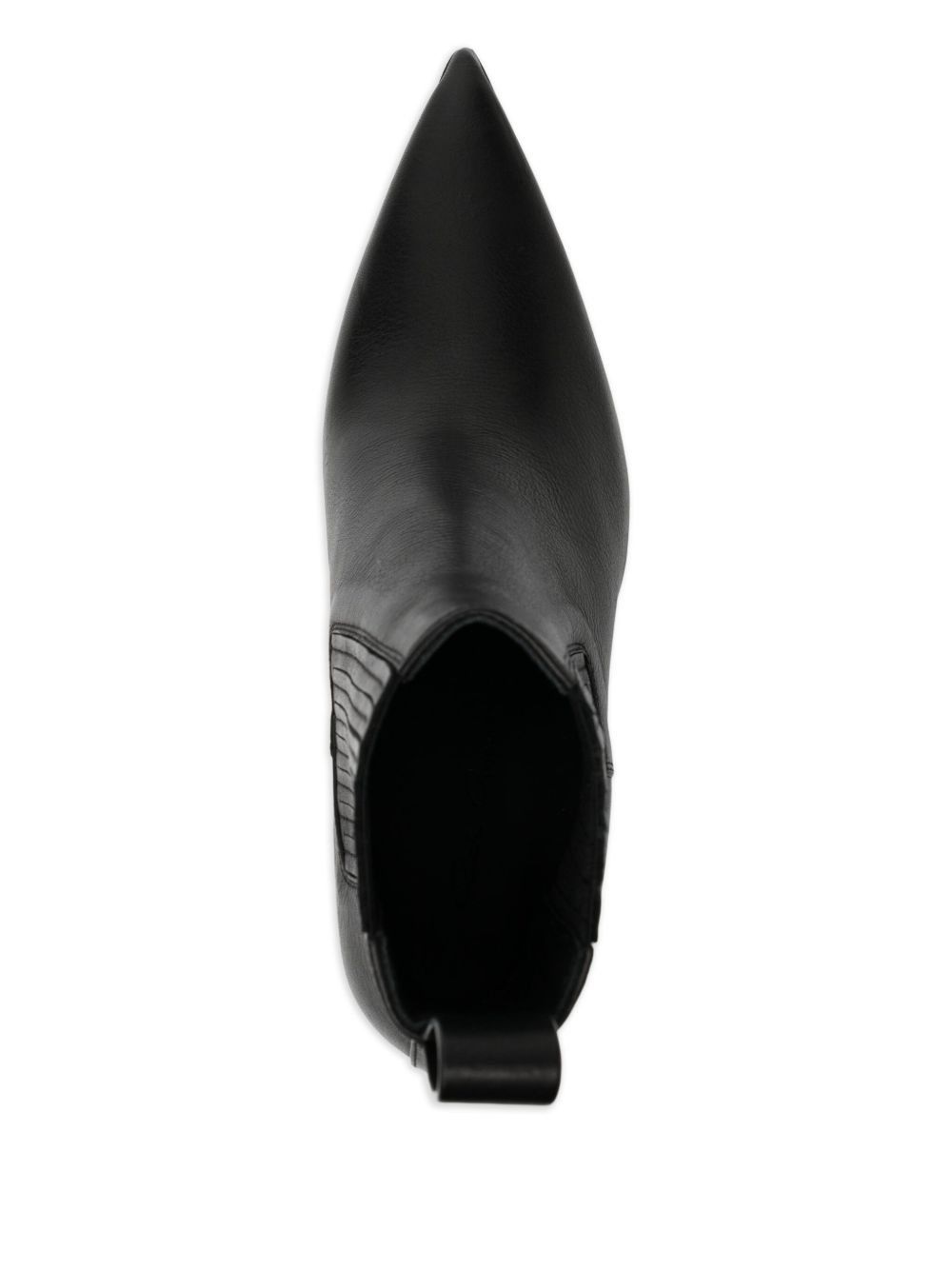 Rick Owens LEATHER ANKLE BOOTS Size US 11 / IT 41 - 4 Thumbnail