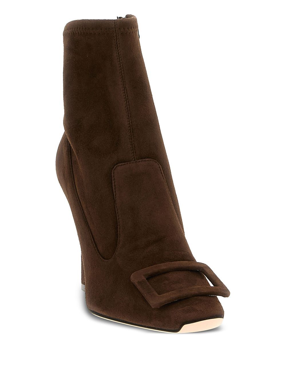 Roger Vivier TROMPETTE SUEDE LEATHER BOOTS Size US 10 / IT 40 - 3 Thumbnail