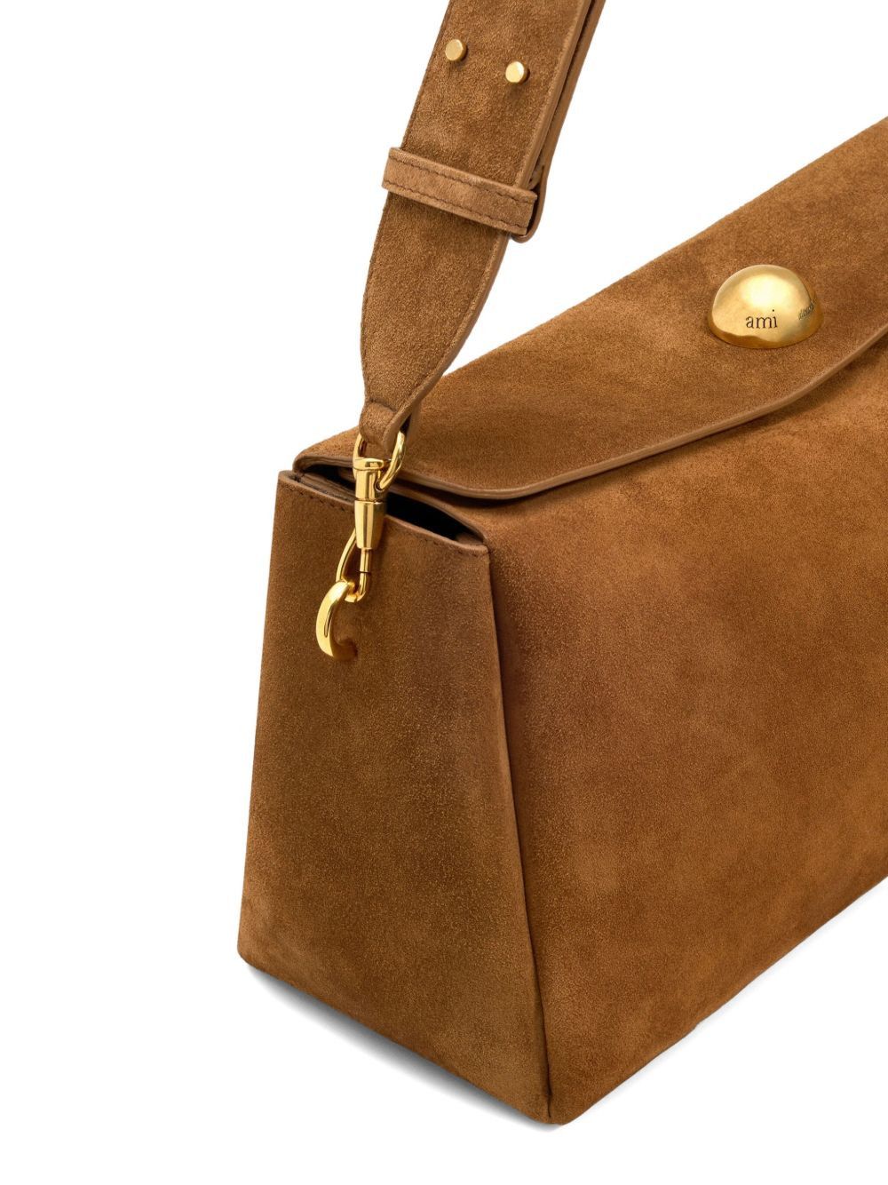AMI SUEDE LEATHER SHOULDER BAG Size ONE SIZE - 5 Thumbnail