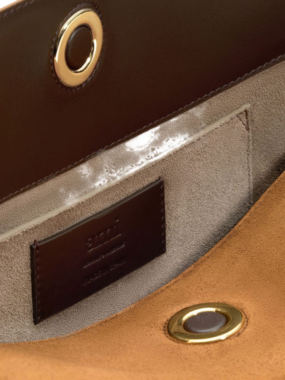 AMI SUEDE LEATHER SHOULDER BAG Size ONE SIZE - 6 Thumbnail