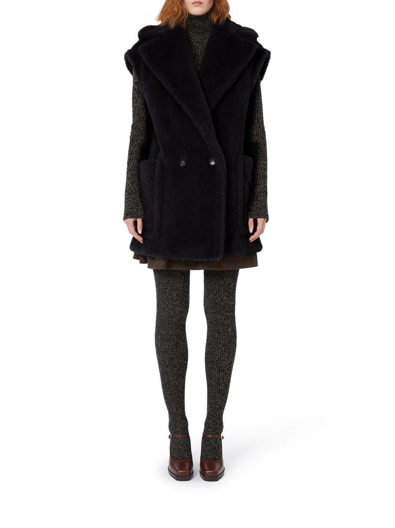 Max Mara TEDDY VEST IN ALPACA AND WOOL Size M / US 6-8 / IT 42-44 - 2 Thumbnail