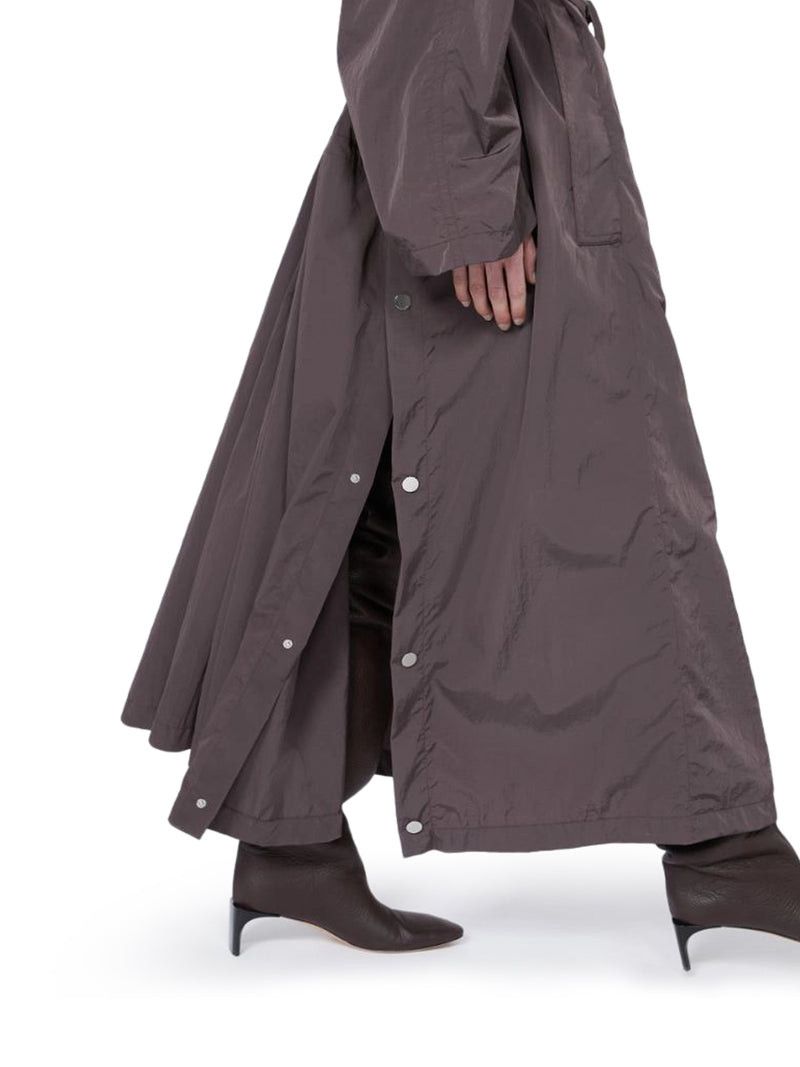 Sportmax OVERSIZED TAFFETA TRENCH COAT WITH BARBA Size ONE SIZE - 6 Thumbnail