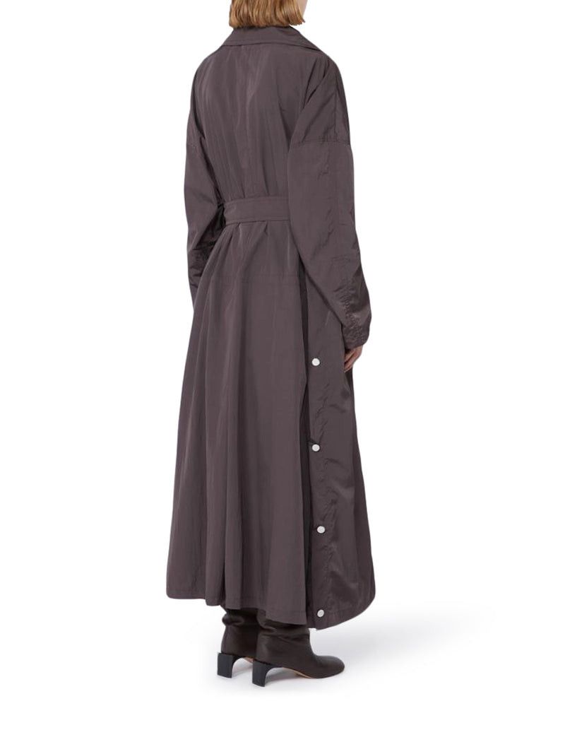 Sportmax OVERSIZED TAFFETA TRENCH COAT WITH BARBA Size ONE SIZE - 4 Thumbnail