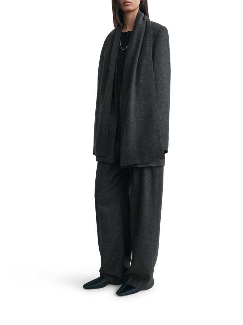 Toteme BLAZER WITH WOOL BLEND SCARF Size M / US 6-8 / IT 42-44 - 4 Thumbnail