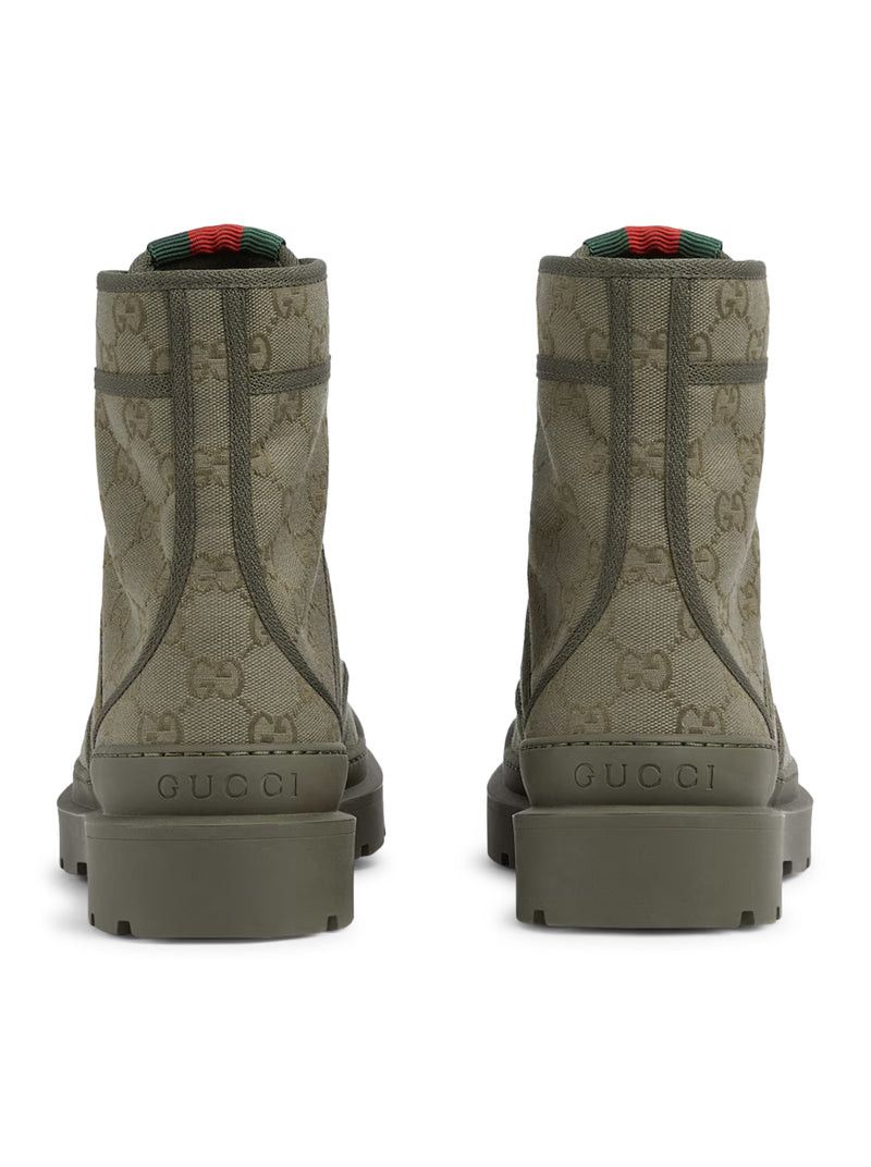 Gucci MEN`S BOOT WITH WEB DETAIL Size US 9.5 / EU 42-43 - 4 Thumbnail