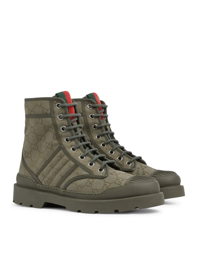 Gucci MEN`S BOOT WITH WEB DETAIL Size US 9.5 / EU 42-43 - 3 Thumbnail