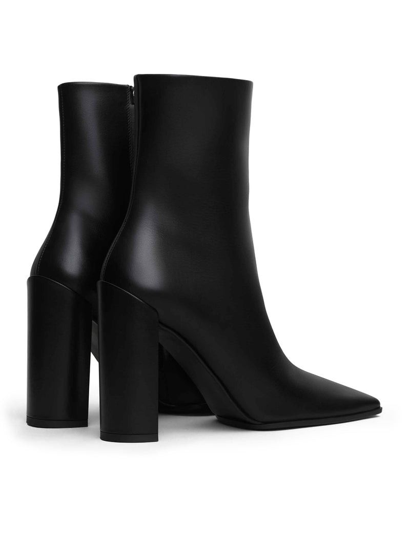 Alaia SQUARE LEATHER ANKLE BOOTS Size US 9 / IT 39 - 3 Thumbnail