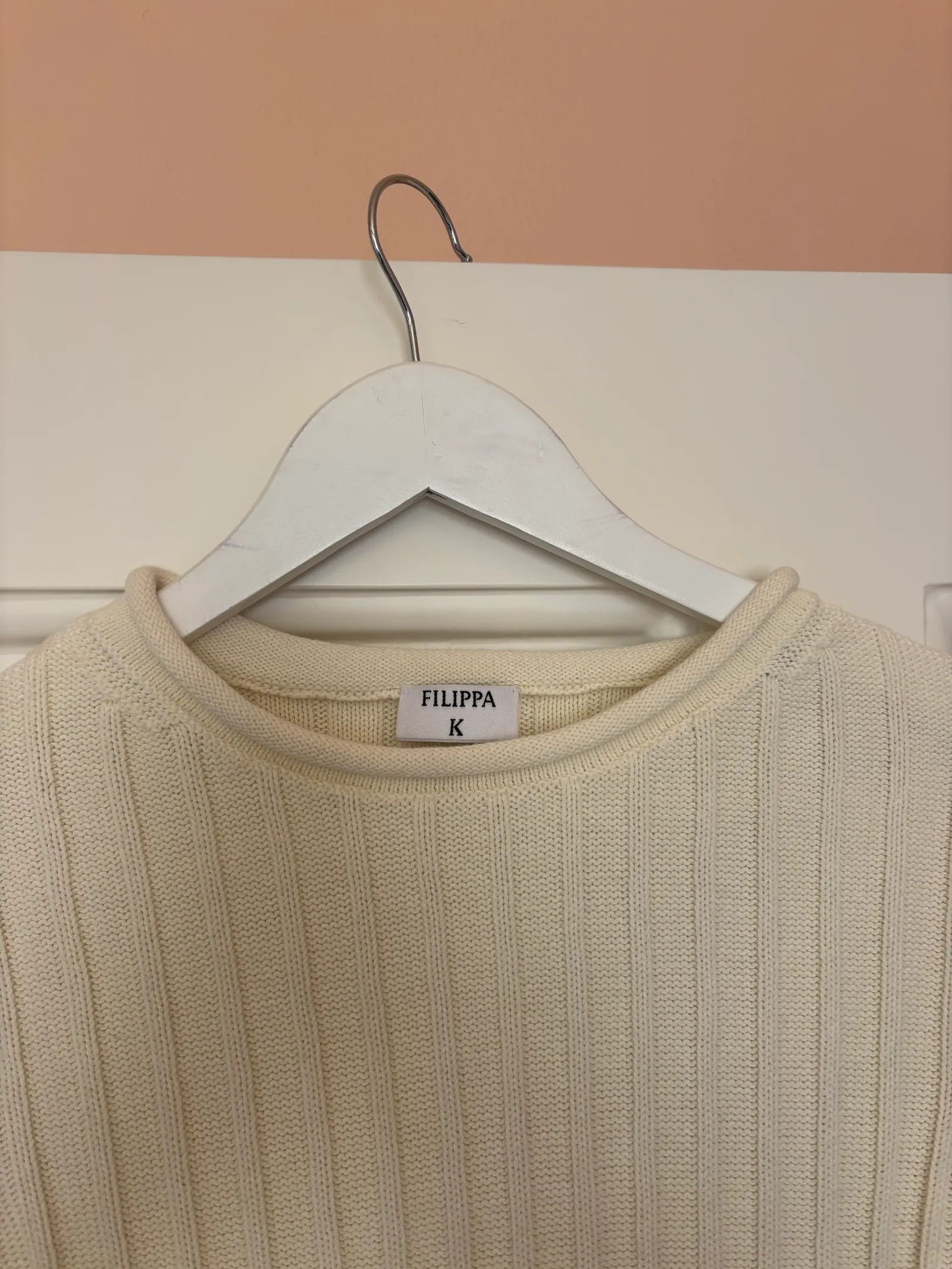 Filippa K Filippa K Rib knit dress vanilla Dress Size L / US 10 / IT 46 - 2 Thumbnail