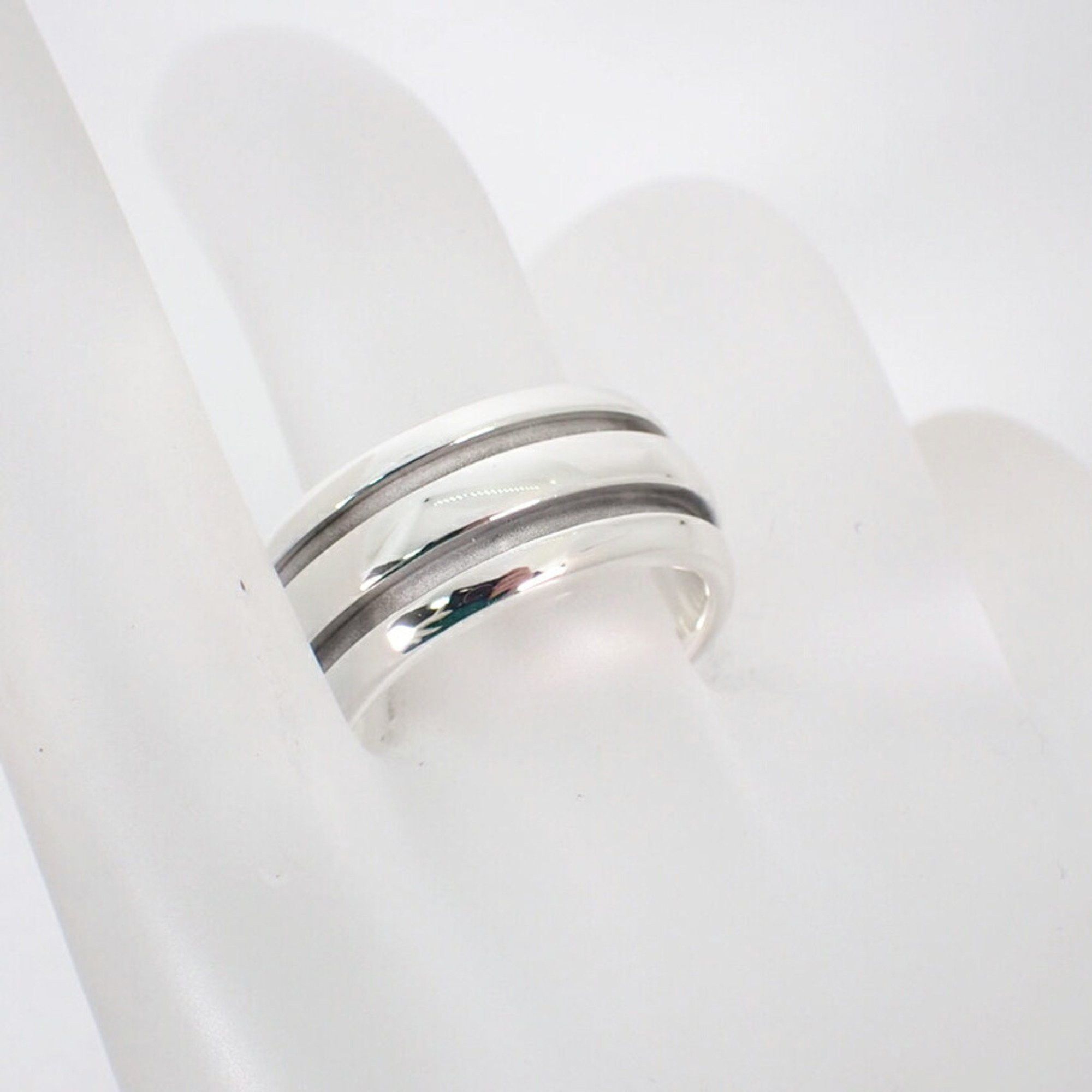 Tiffany & Co. TIFFANY 925 Double Line Ring, Size 13.5 Size ONE SIZE - 6 Thumbnail